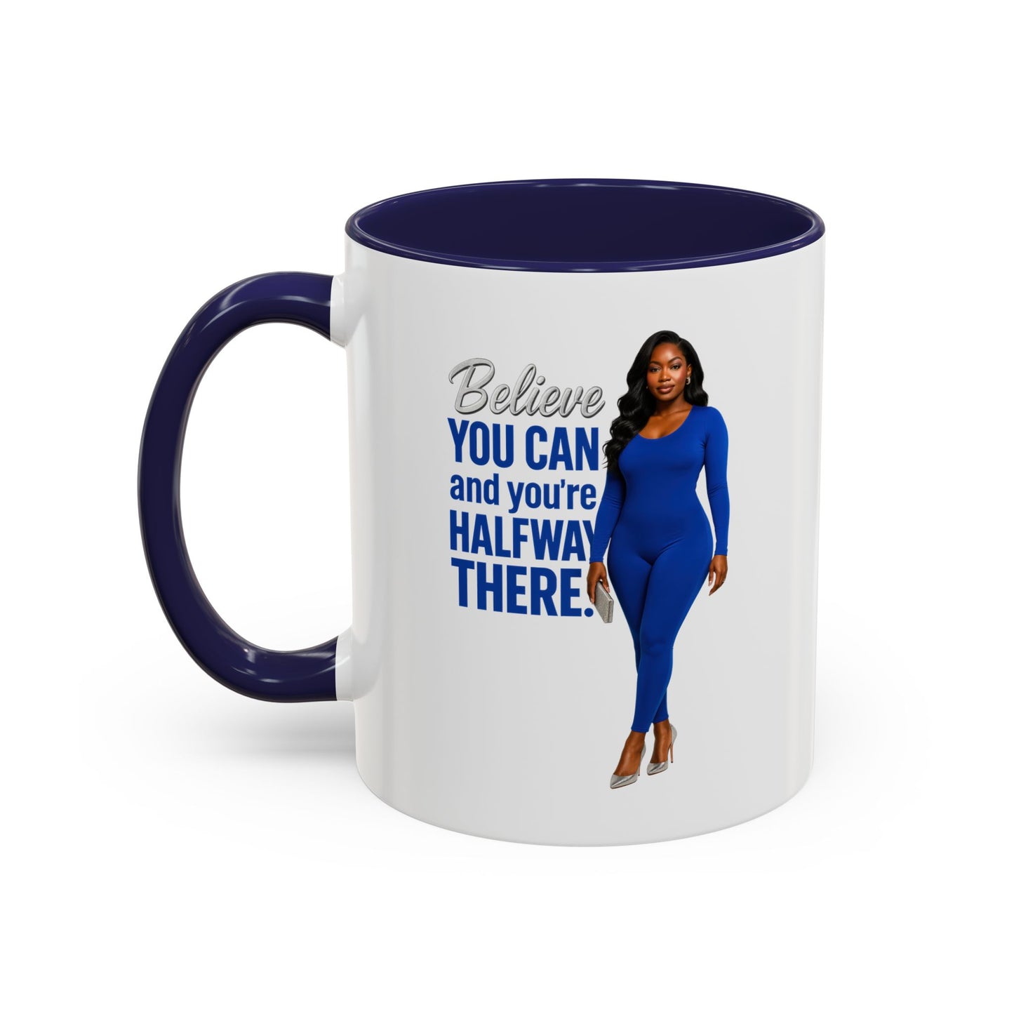 Motivational Coffee Mug, Believe You Can Inspirational Mug, Office Gift, Birthday Gift, Self-Empowerment Mug, Positive Vibes, Fun Quote Cup