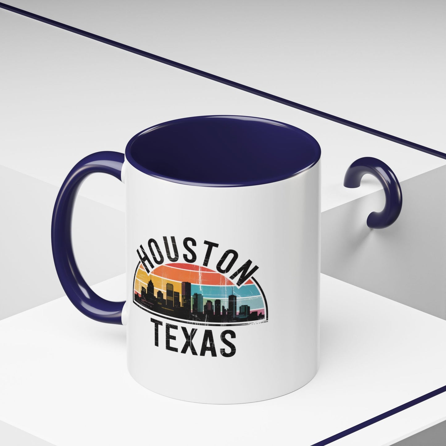 Houston Texas Accent Coffee Mug - Perfect for Souvenir Lovers, Gift for Texas Proud, Travel Mugs, Cityscape Kitchen Decor, Coffee Lovers
