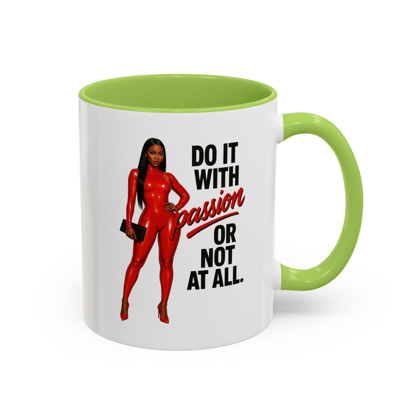 Vibrant Passionate Coffee Mug - Perfect for Tea Lovers, Gift for Friends, Motivational Drinkware, Unique Office Coffee Cup