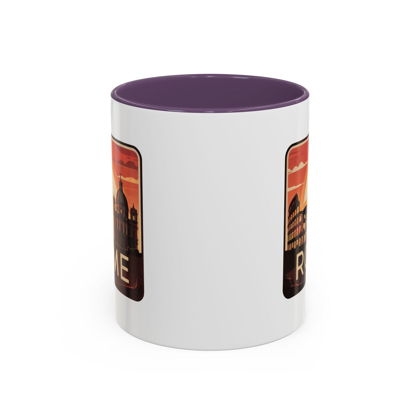 Rome Skyline Accent Coffee Mug, Travel Gift, Coffee Lovers, Home Decor, Unique Souvenir