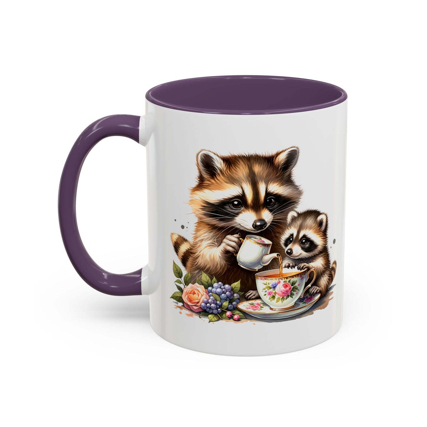 Whimsical Raccoon Coffee Mug - Perfect Gift for Animal Lovers, Cute Kitchen Decor, Tea Lovers, Nature Enthusiasts, Mother's Day