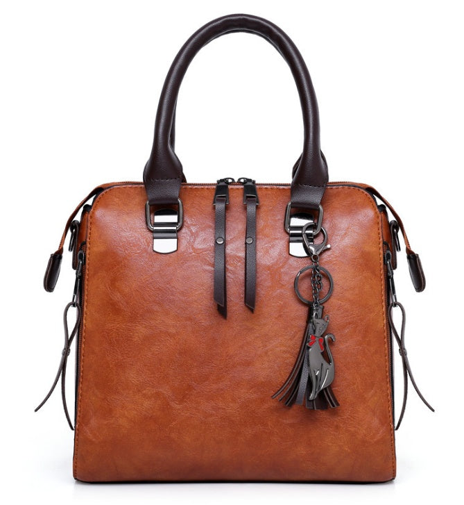 Multi-piece set New wave fashion handbag bag retro simple child bag shoulder bag Messenger bag Store Hive UNIjuntos