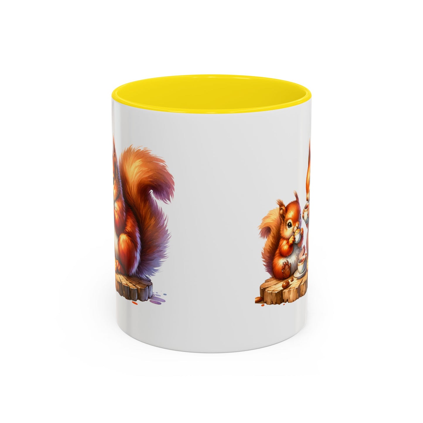 Whimsical Squirrel Coffee Mug - Perfect Gift for Animal Lovers, Cute Kitchen Decor, Hot Beverage Lover's Cup, Cozy Vibe Mugs