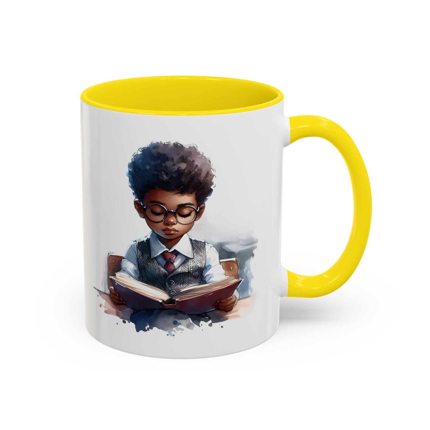 Whimsical Character Coffee Mug, Inspirational Mug, Gift for Readers, Unique Art Mug, Personalized Coffee Cup