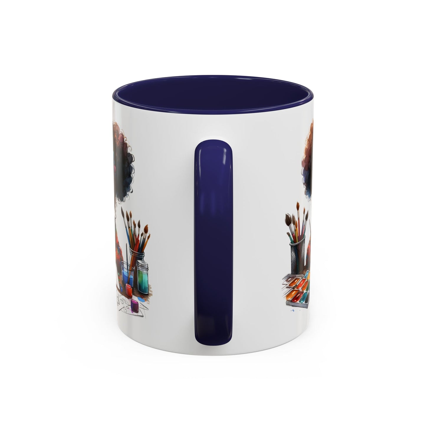 Creative Artist Coffee Mug, Colorful Art Mug, Gift for Artists, Studio Mug, Hot Beverage Cup, Unique Drinkware