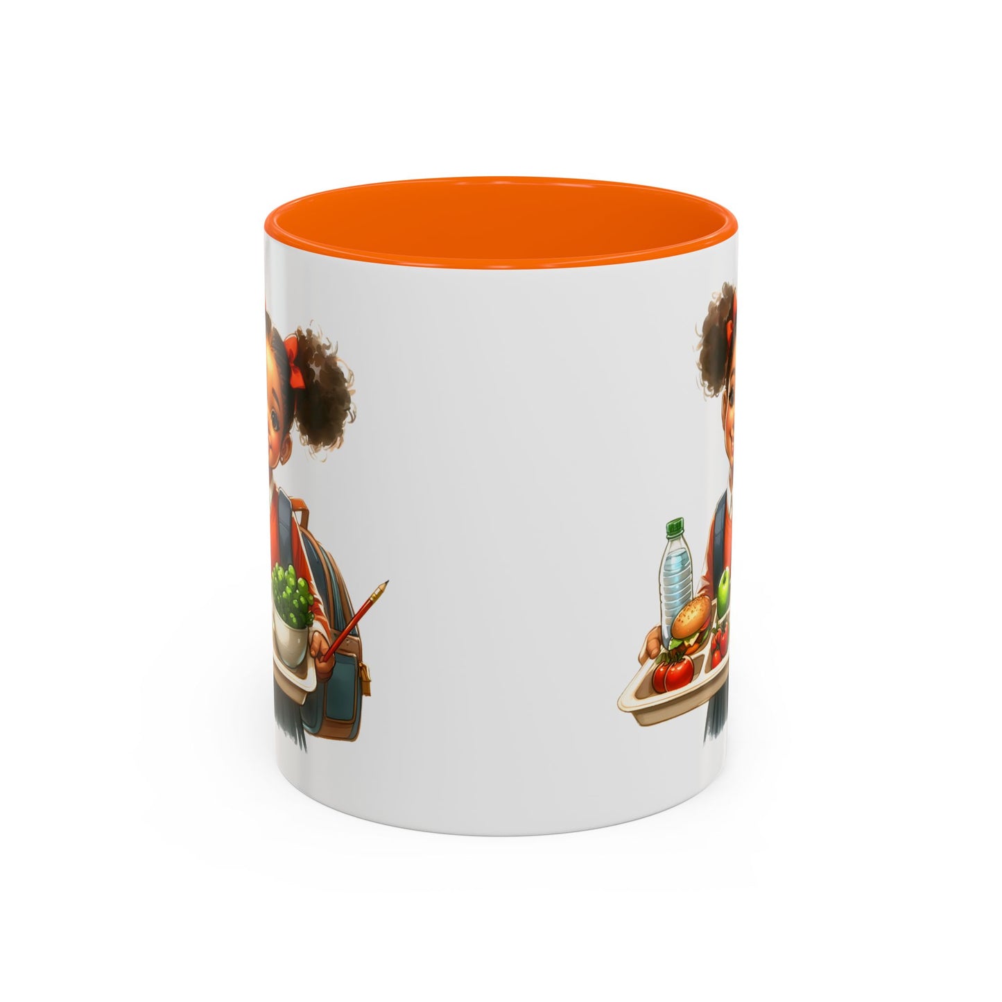 Happy Kids Accent Coffee Mug - Fun Drinkware for Home, School, Nursery, Gifts, Birthday, Holidays, Cute Design