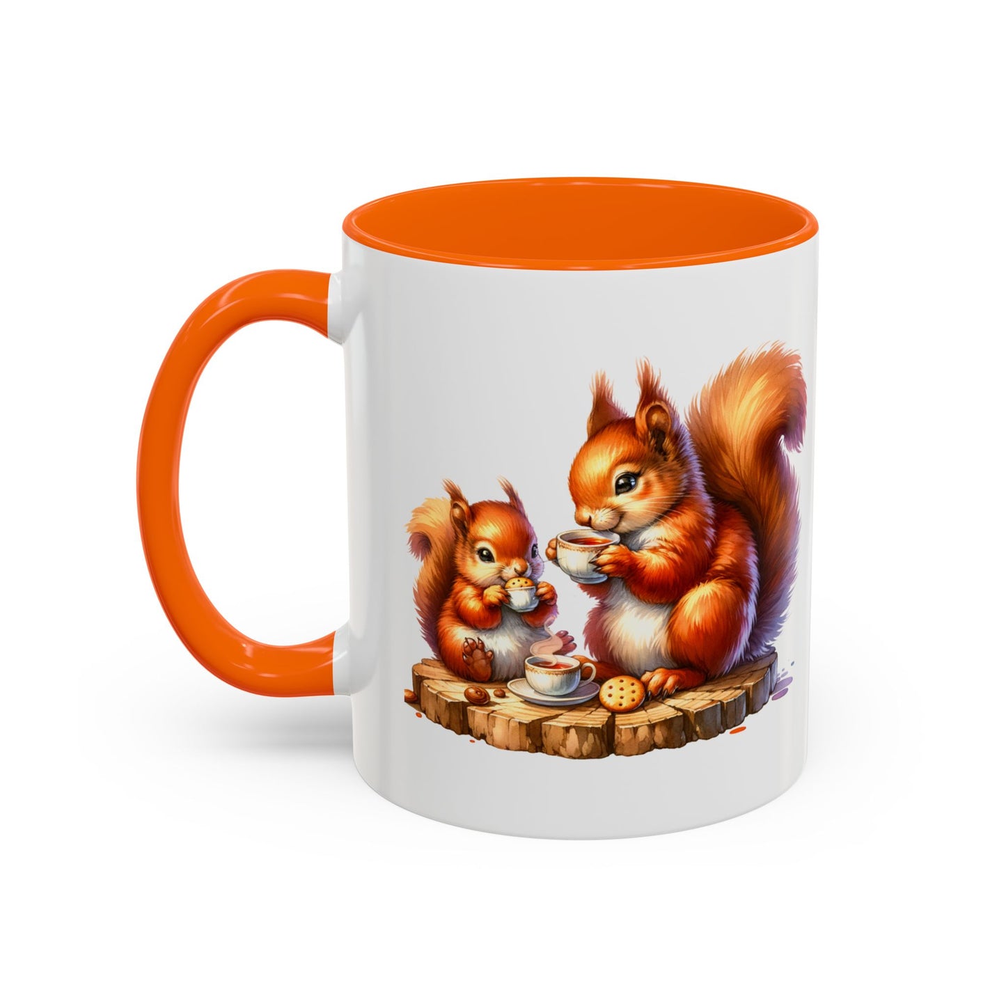 Whimsical Squirrel Coffee Mug - Perfect Gift for Animal Lovers, Cute Kitchen Decor, Hot Beverage Lover's Cup, Cozy Vibe Mugs