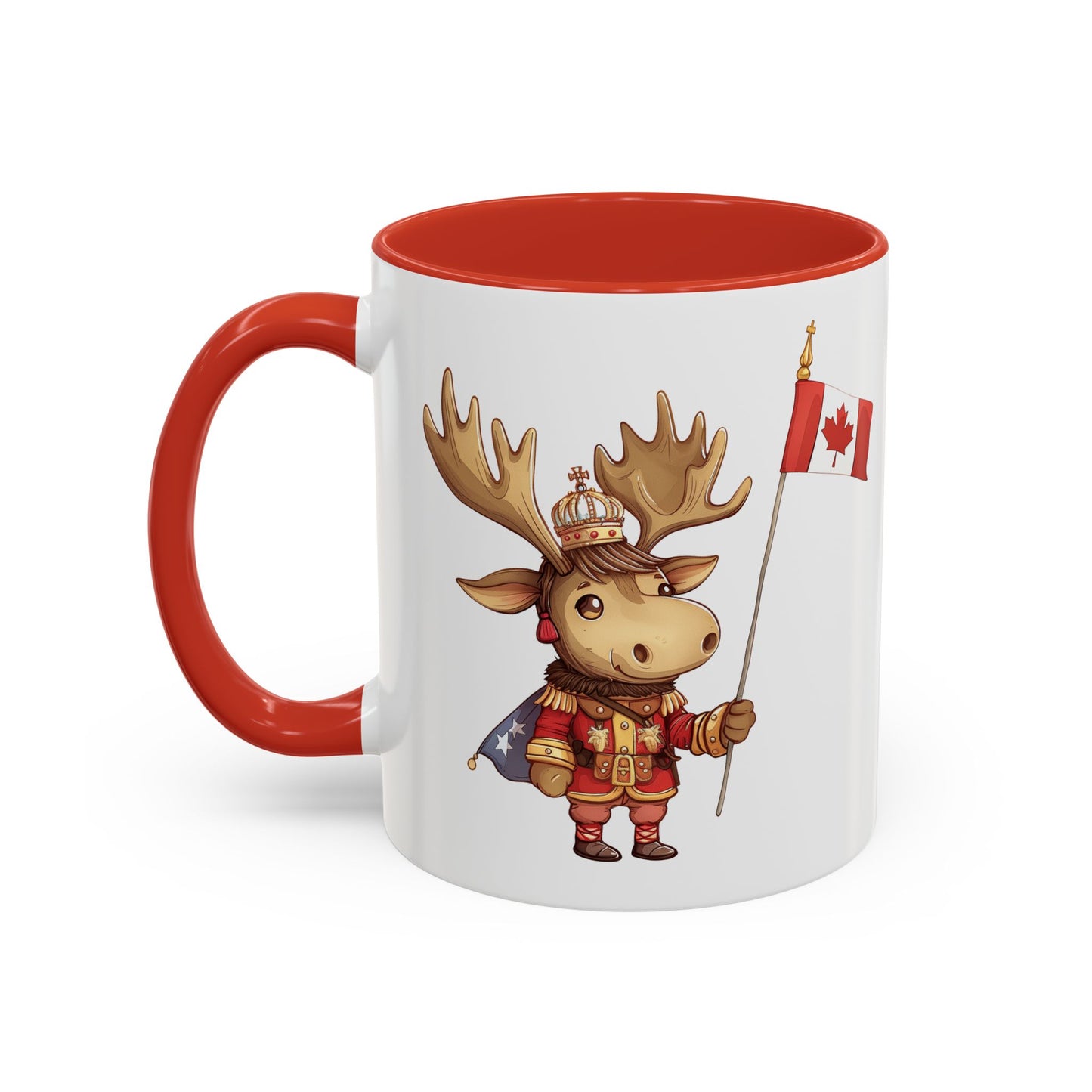 Canada Moose Accent Coffee Mug, Funny Moose Mug, Canadian Gift, Cute Animal Mug, Canada Day Mug, Holiday Coffee Cup