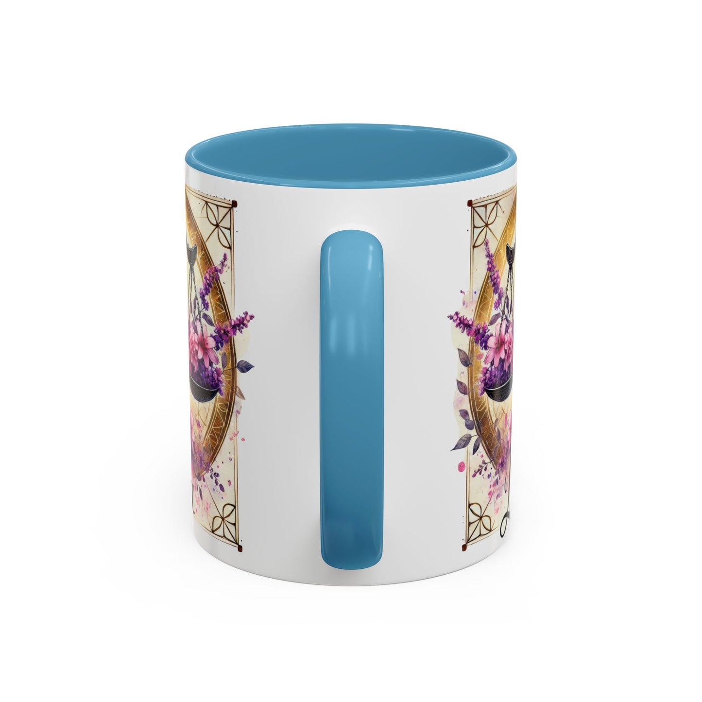 Libra Zodiac Accent Coffee Mug, Horoscope Gift for Astrology Lovers, Cute Libra Decor, Personalized Drinkware, Birthday Gift Idea