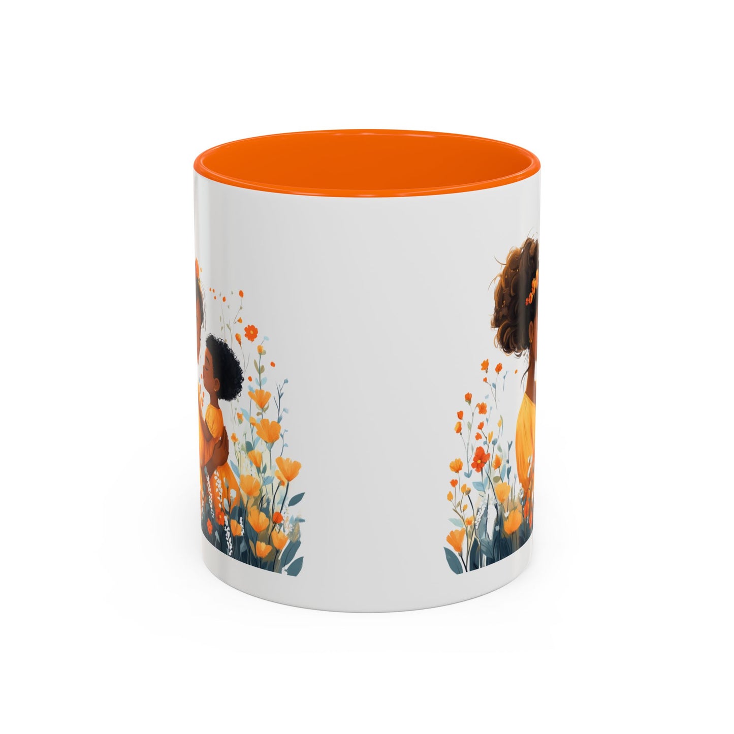 Blooming Love Mug: Floral Mom & Child Design, Perfect for Mothers Day, Family Gifts, Cozy Mornings, Tea Lovers, Coffee Time