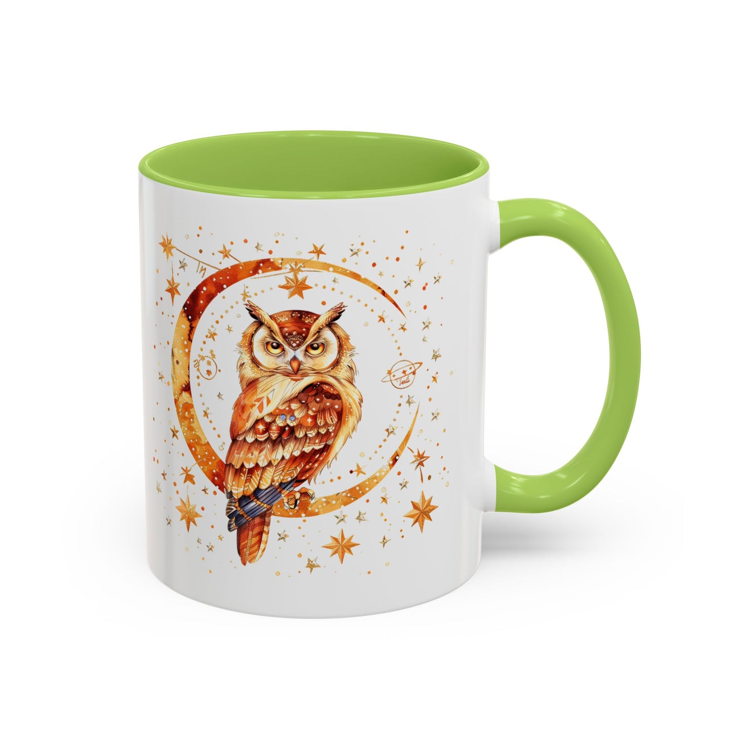 Mystical Owl Coffee Mug - Celestial Decor, Perfect Gift for Owl Lovers, Cozy Vibes, Unique Home Accents, Astrology Tea Cup