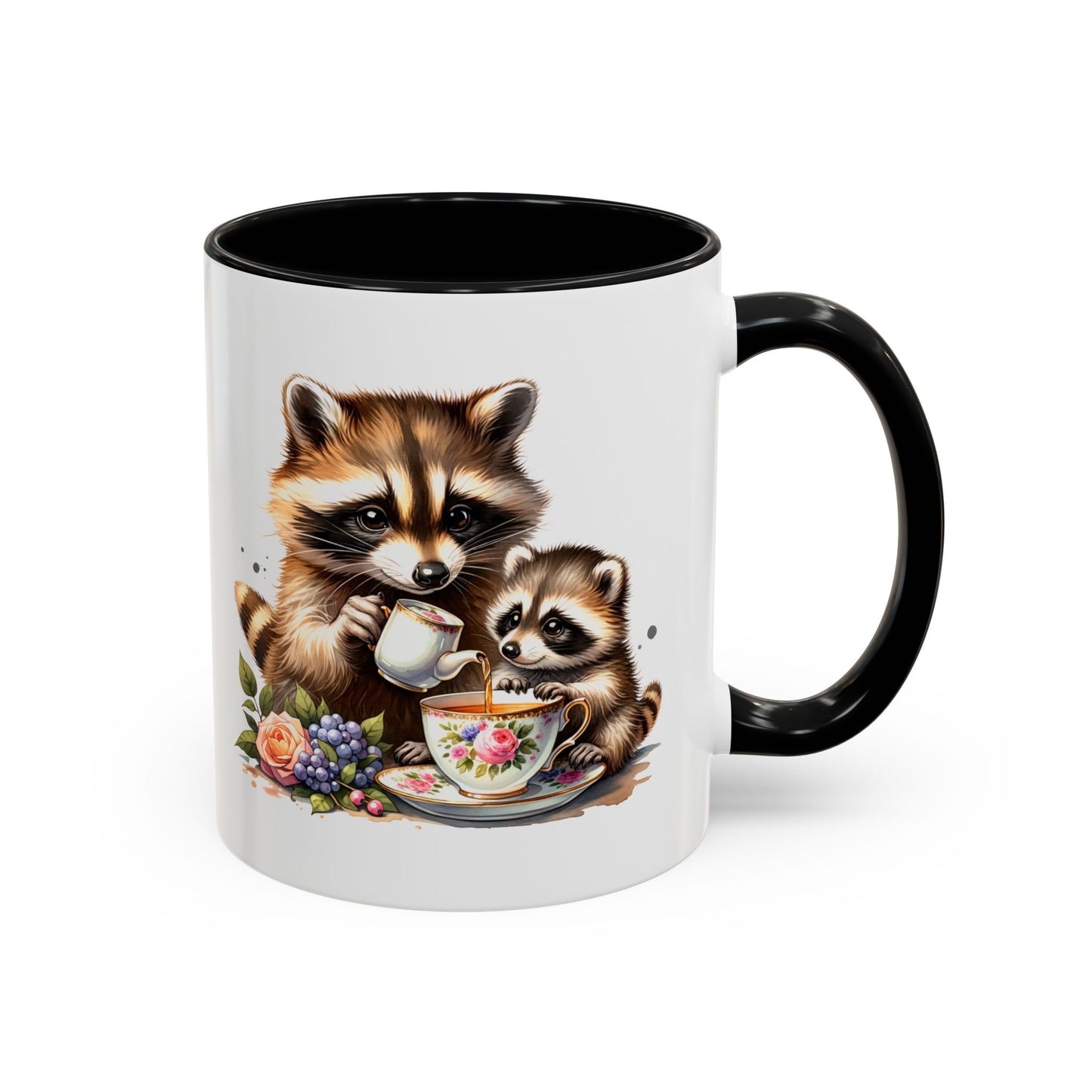 Whimsical Raccoon Coffee Mug - Perfect Gift for Animal Lovers, Cute Kitchen Decor, Tea Lovers, Nature Enthusiasts, Mother's Day
