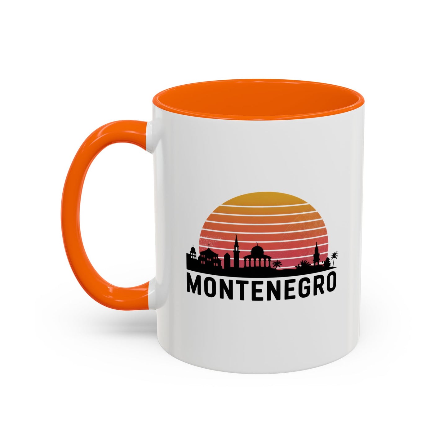 Montenegro Sunset Coffee Mug, Unique Black Accent Mug, Gift for Coffee Lovers, Travel Mug, Home Decor, Souvenir
