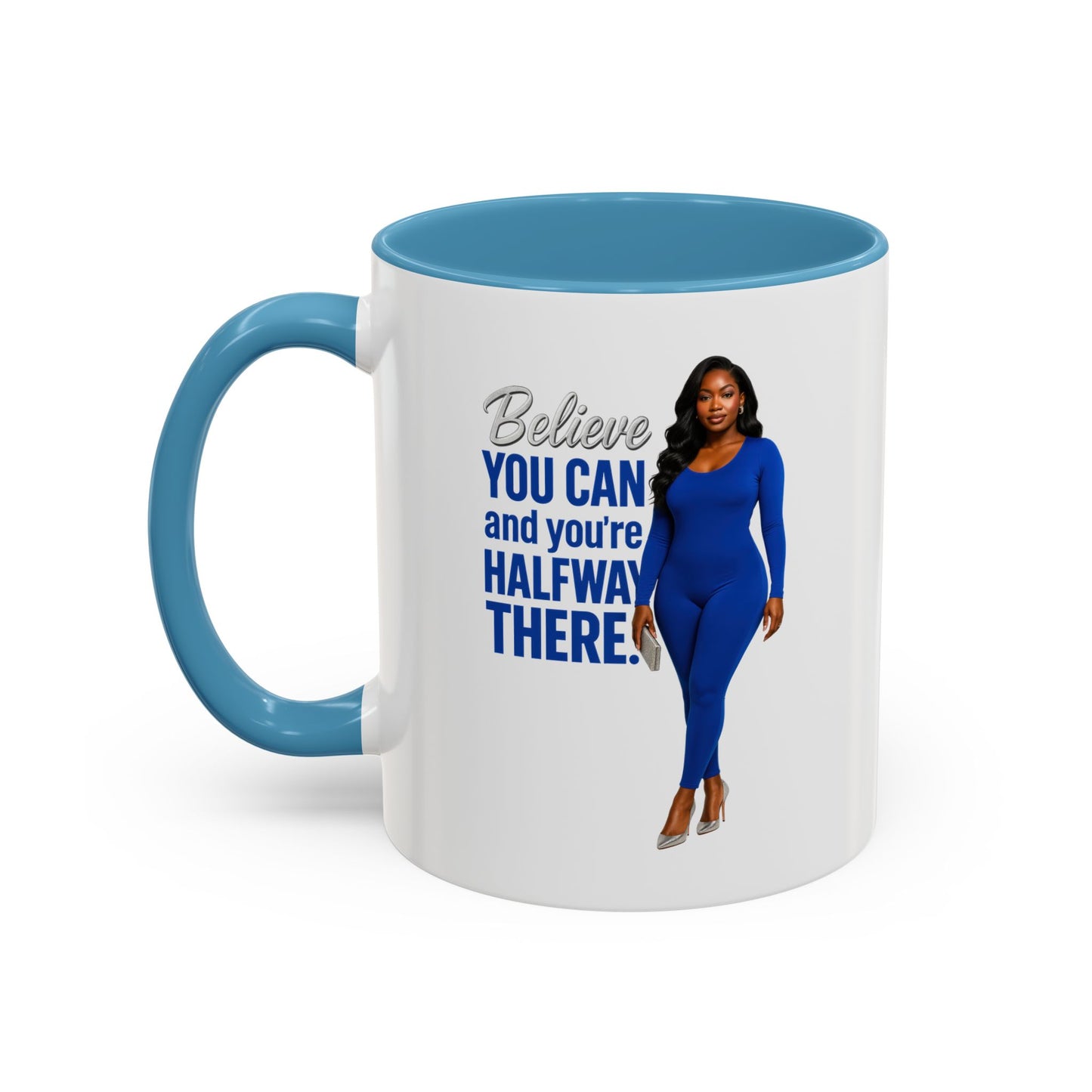 Motivational Coffee Mug, Believe You Can Inspirational Mug, Office Gift, Birthday Gift, Self-Empowerment Mug, Positive Vibes, Fun Quote Cup