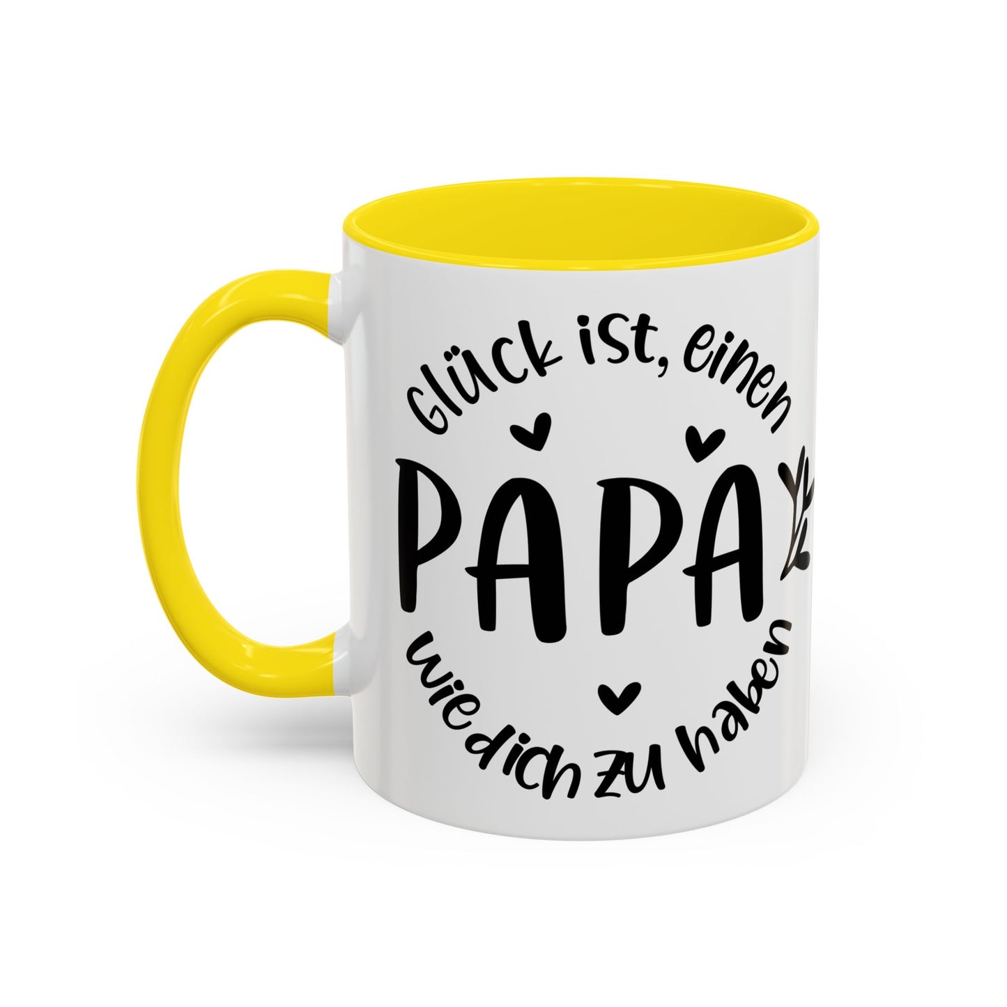 Father's Day Accent Coffee Mug - Perfect Gift for Dad, Funny Coffee Cup, Customizable Mug, Gifts for Papa, Unique Kitchenware