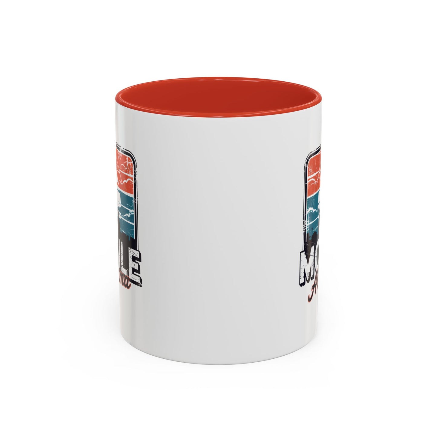 Mobile Alabama Sunset Accent Coffee Mug – Perfect Gift for Travelers, Coffee Lovers, Souvenir, Home Decor, Unique Mug