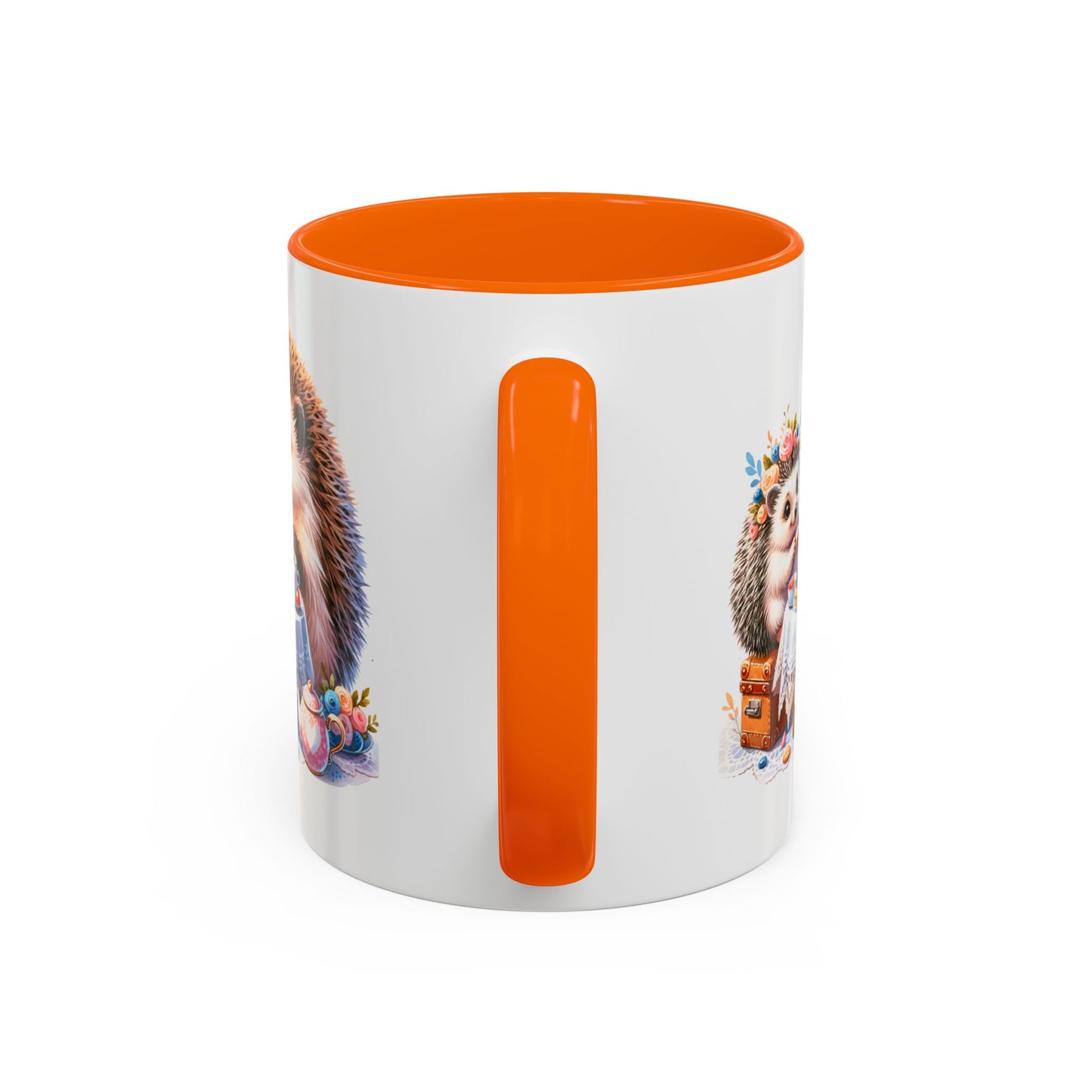 Adorable Hedgehog Accent Coffee Mug - Cute Animal Lover Gift, Nature Coffee Cup, Home & Kitchen Decor, Perfect for Friends & Family