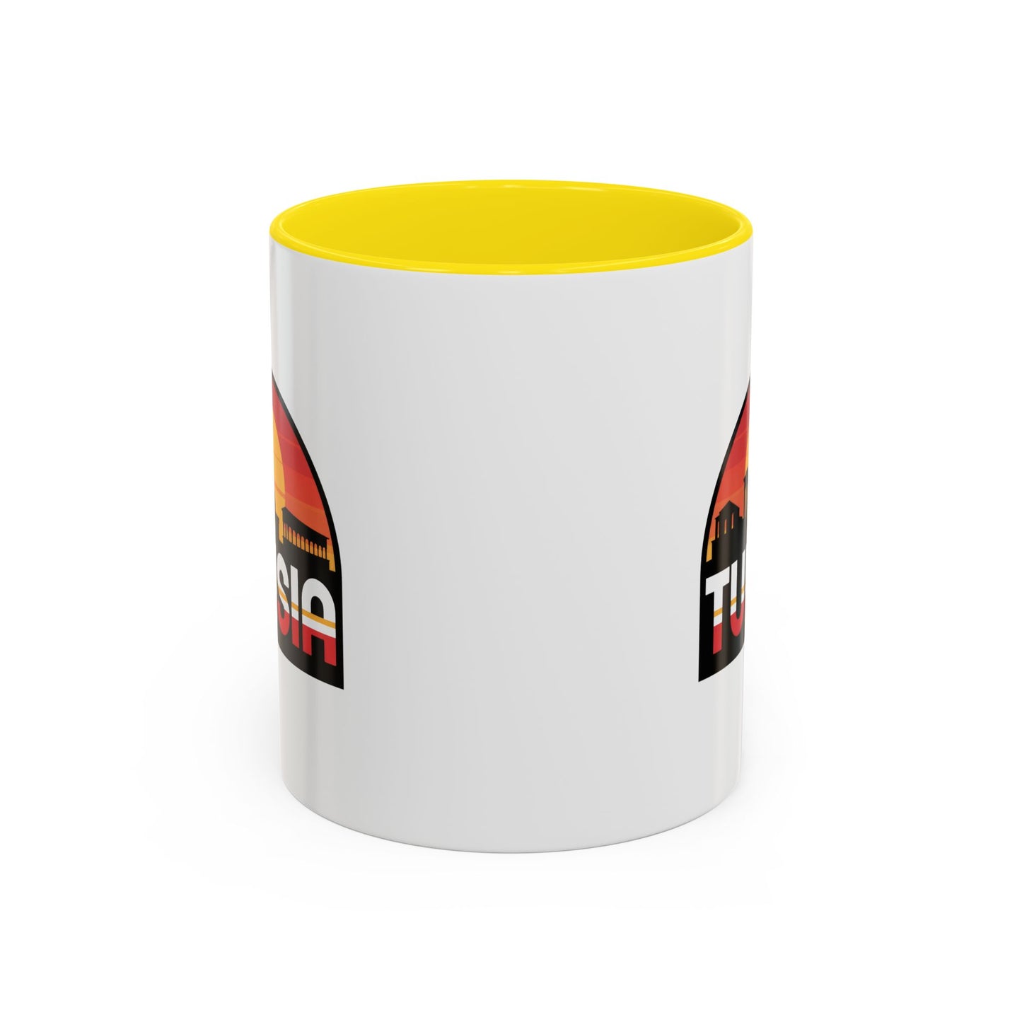 Tunisian Sunset Accent Mug, Coffee Lover Gift, Travel Souvenir, Unique Home Decor, Tea Mug, Vacation Memory