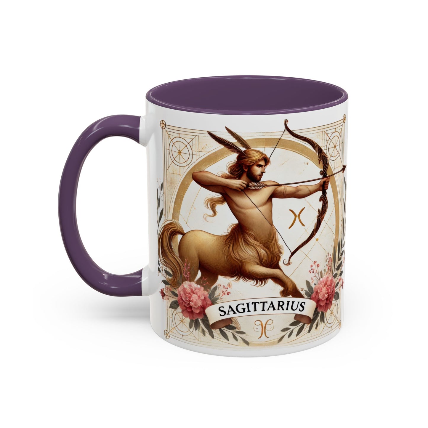 Sagittarius Accent Coffee Mug – 11oz & 15oz – Zodiac Inspired Gift for Astrology Lovers