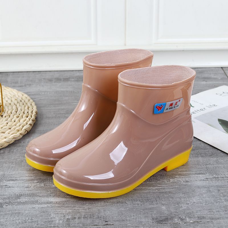 Women's Low-cut Rain Boots Non-slip Waterproof Tendon Bottom Store Hive UNIjuntos
