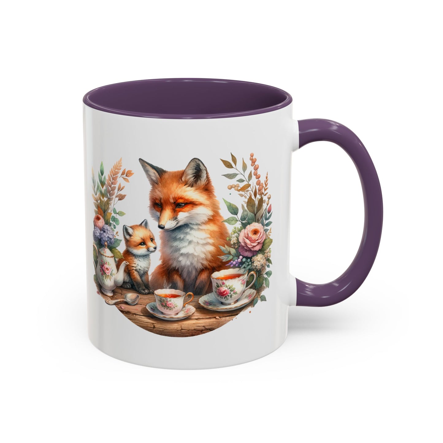 Whimsical Fox Art Coffee Mug - Perfect Gift for Nature Lovers, Home Decor, Animal Enthusiasts, Birthday, Mother's Day