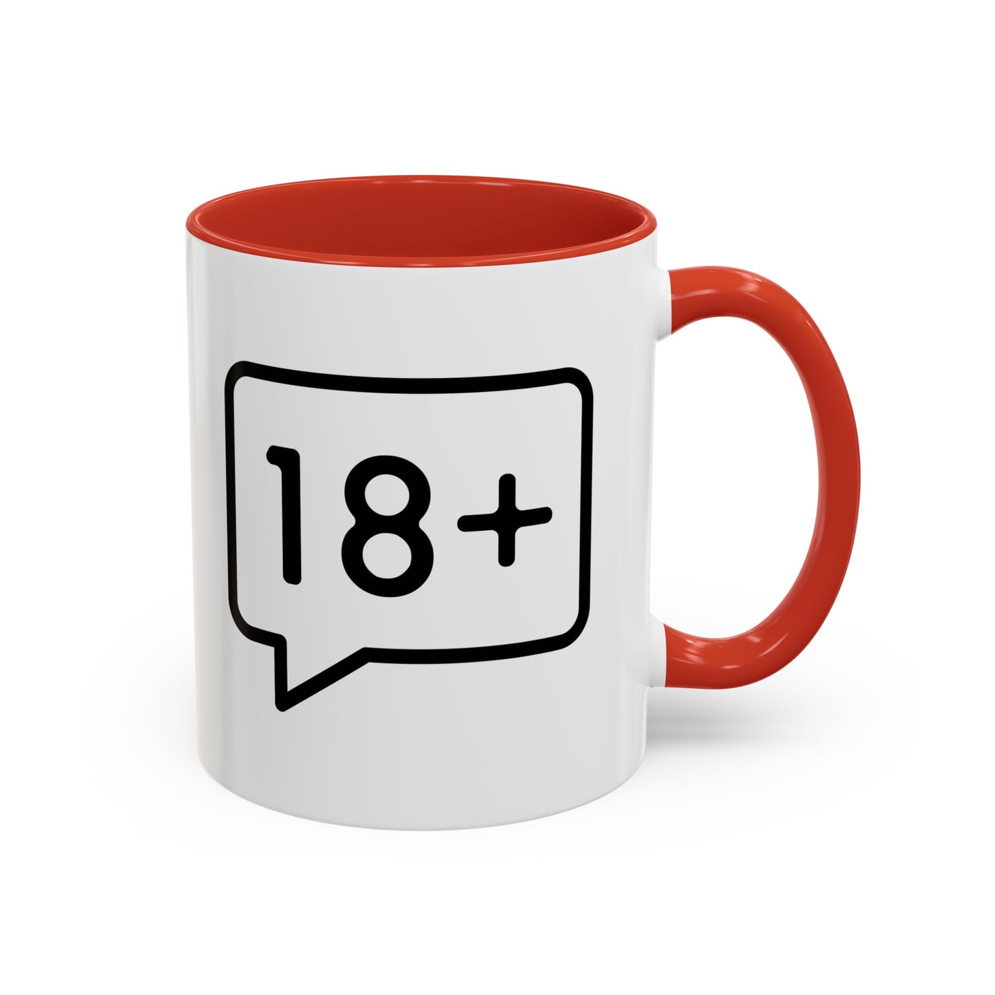 Adult-Only Accent Coffee Mug | Fun 18+ Design, Gift for Coffee Lovers, Unique Housewarming Gift, Perfect for Birthdays, Funny Office Mug