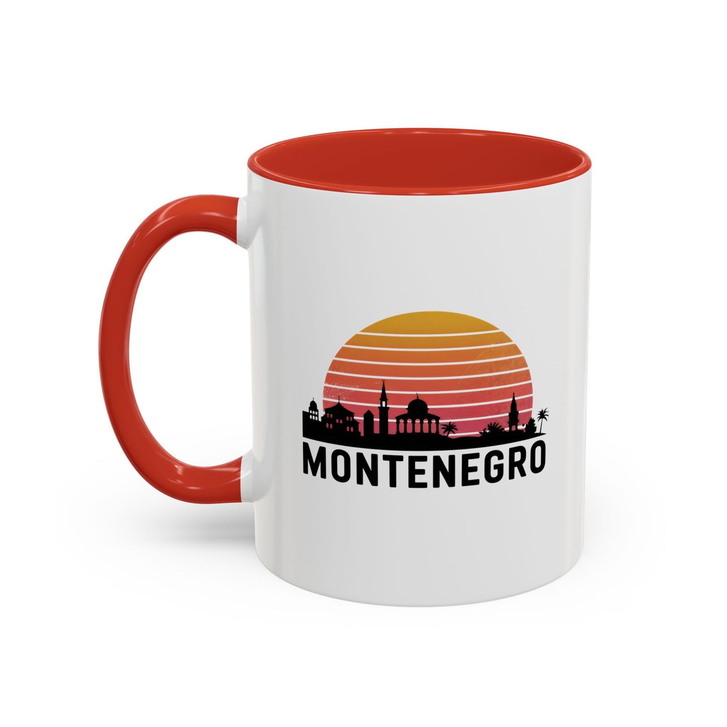 Montenegro Sunset Coffee Mug, Unique Black Accent Mug, Gift for Coffee Lovers, Travel Mug, Home Decor, Souvenir