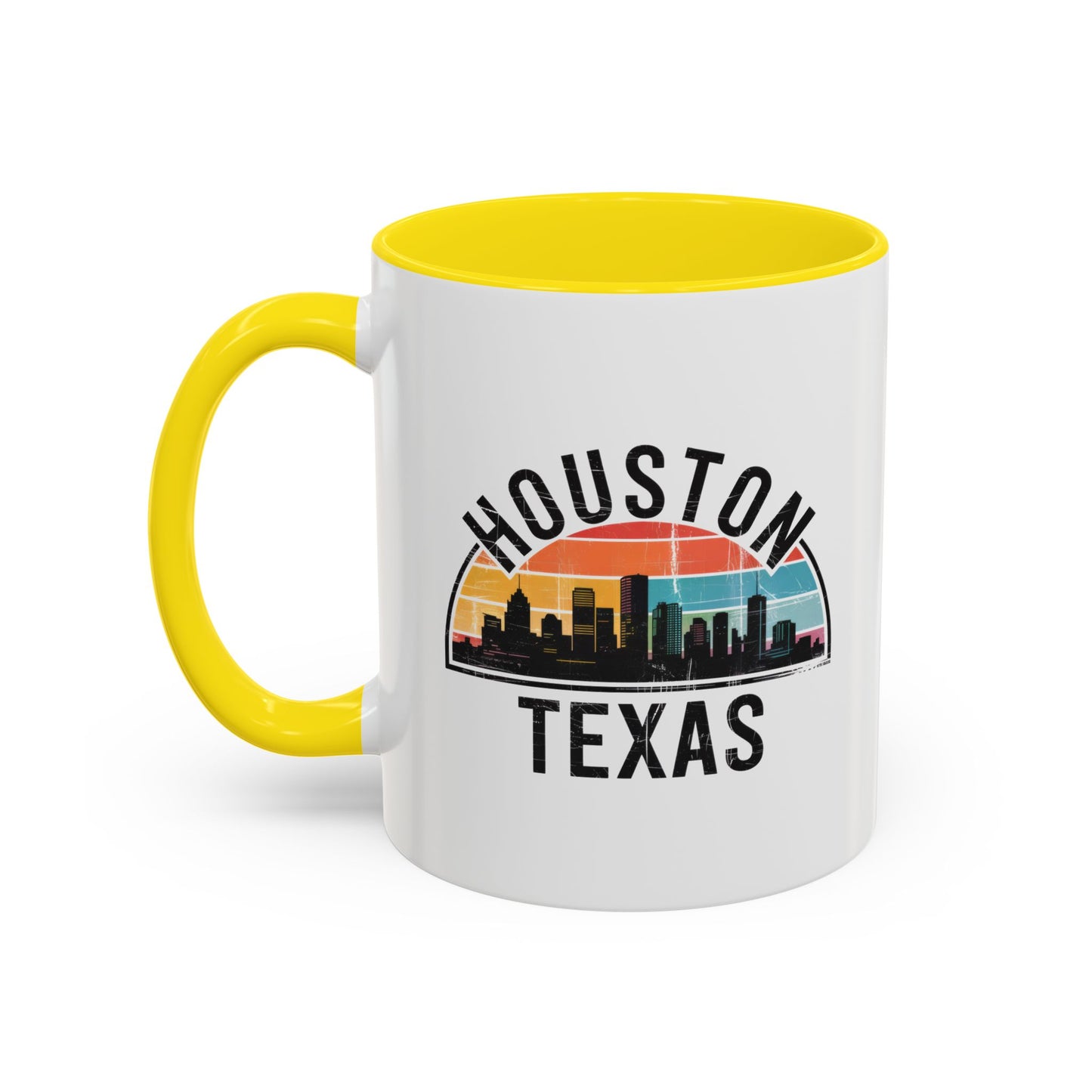 Houston Texas Accent Coffee Mug - Perfect for Souvenir Lovers, Gift for Texas Proud, Travel Mugs, Cityscape Kitchen Decor, Coffee Lovers