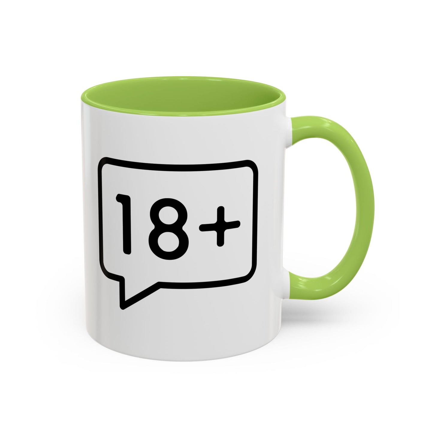 Adult-Only Accent Coffee Mug | Fun 18+ Design, Gift for Coffee Lovers, Unique Housewarming Gift, Perfect for Birthdays, Funny Office Mug