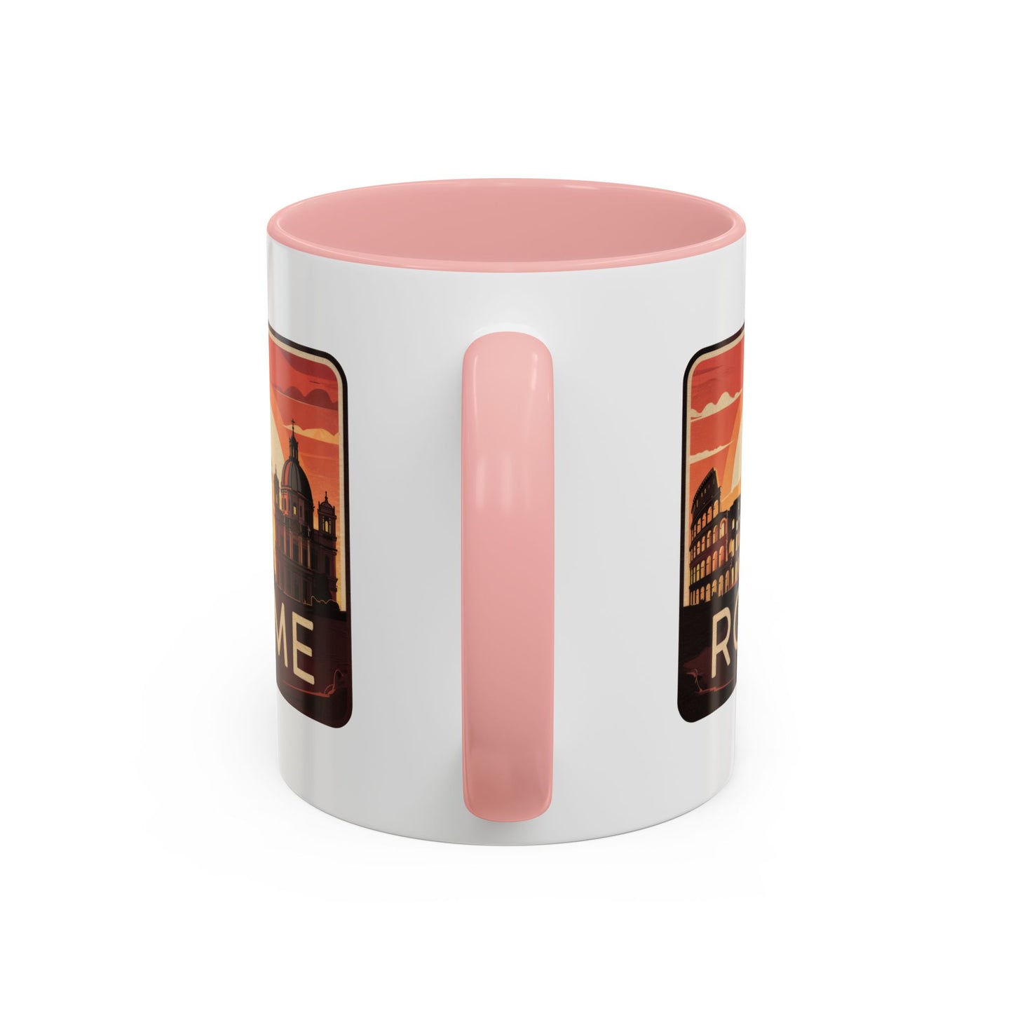 Rome Skyline Accent Coffee Mug, Travel Gift, Coffee Lovers, Home Decor, Unique Souvenir