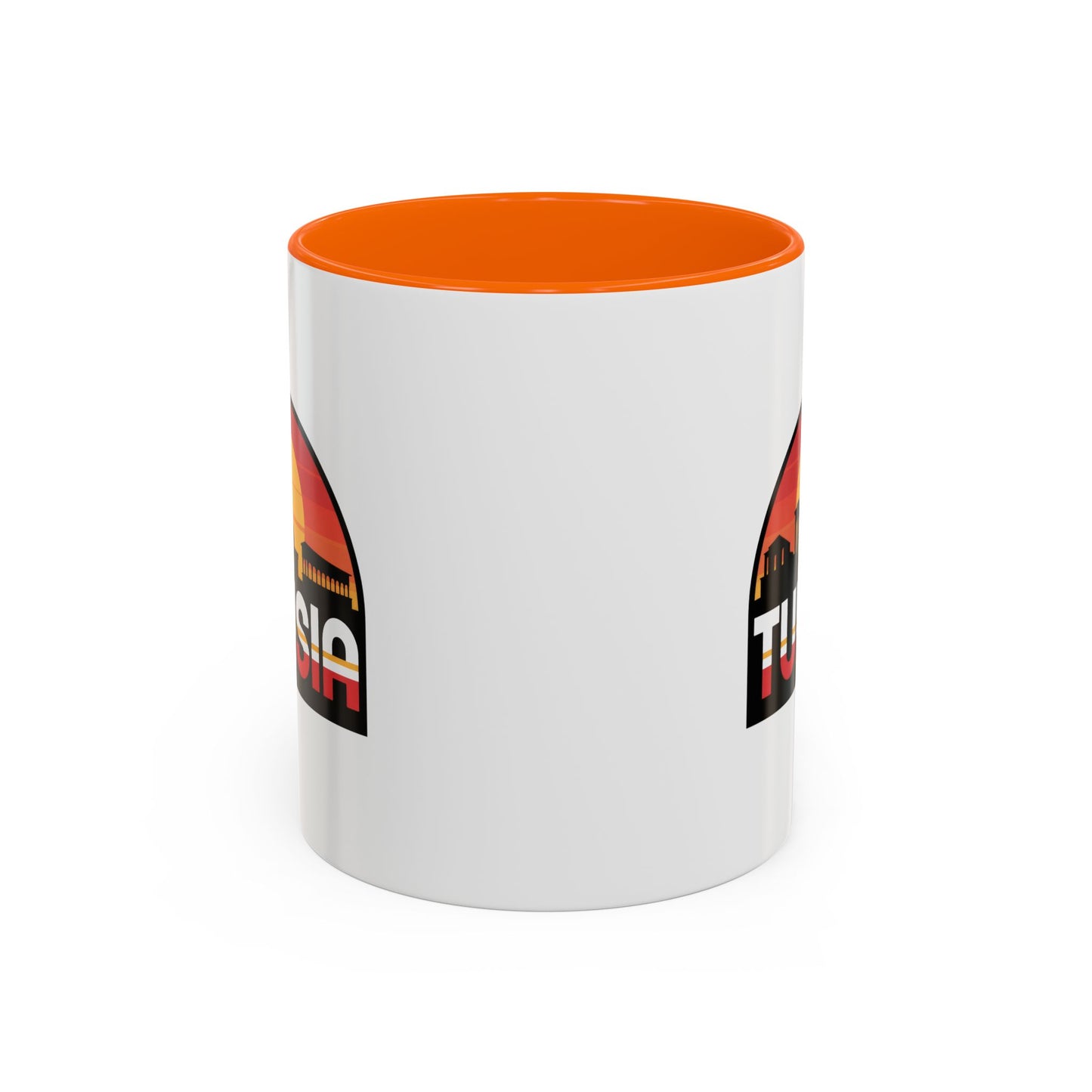 Tunisian Sunset Accent Mug, Coffee Lover Gift, Travel Souvenir, Unique Home Decor, Tea Mug, Vacation Memory