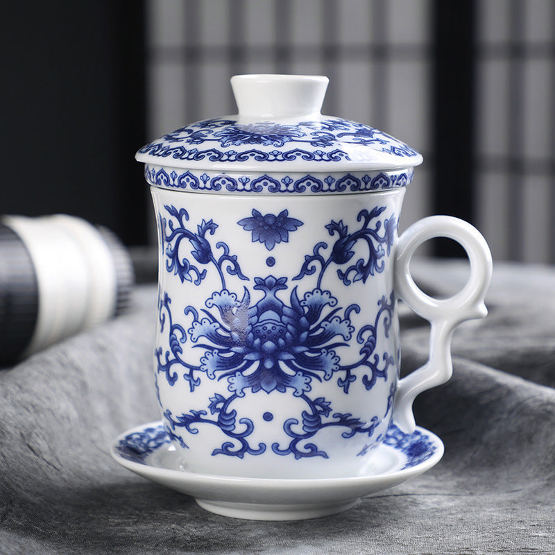 Office Mug Practical Ceramic With Lid Personal Water Cup