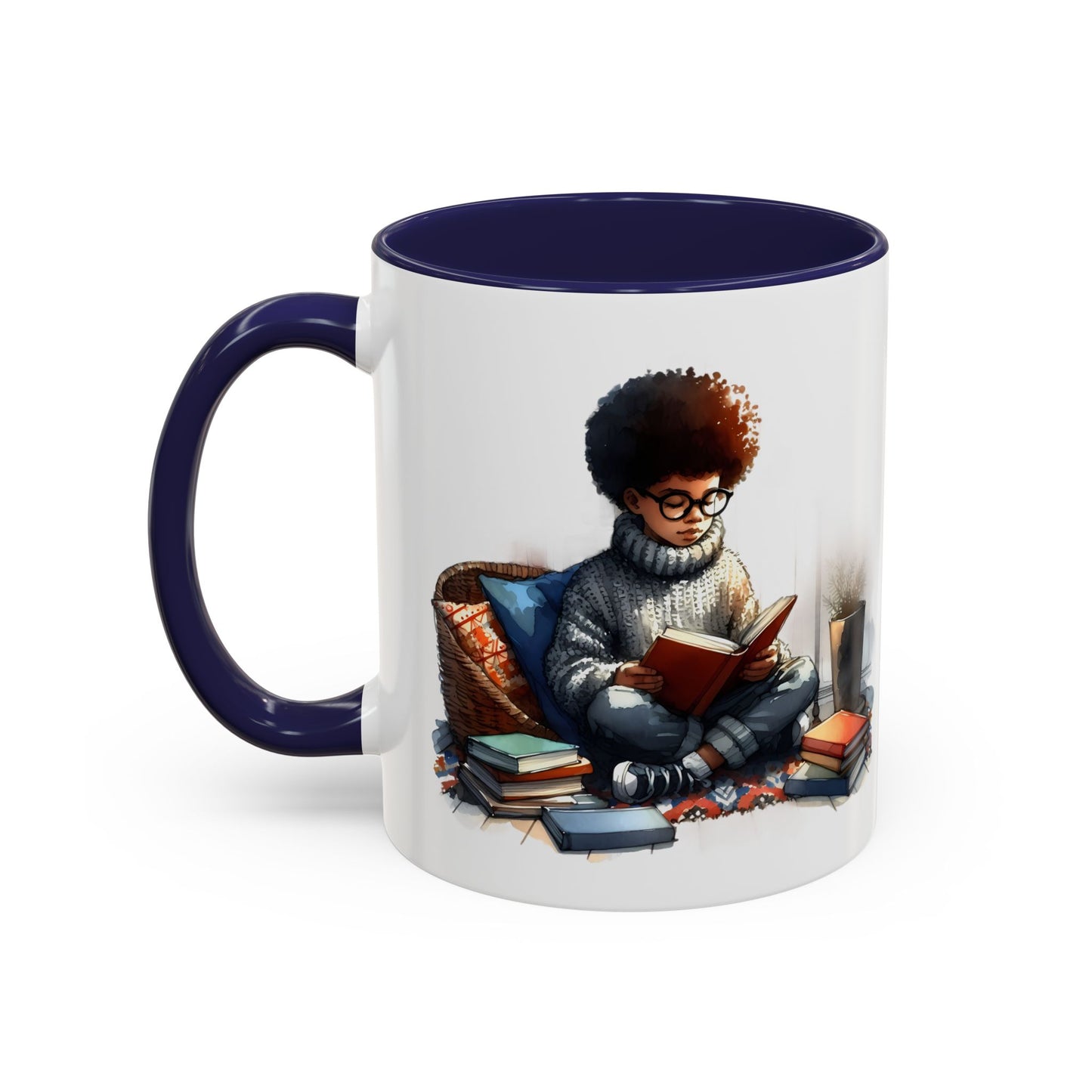 Cozy Reading Mug: Perfect Gift for Book Lovers, Cute Coffee Cup, Unique Home Decor, Ideal for Cozy Mornings, Fun Birthday Present