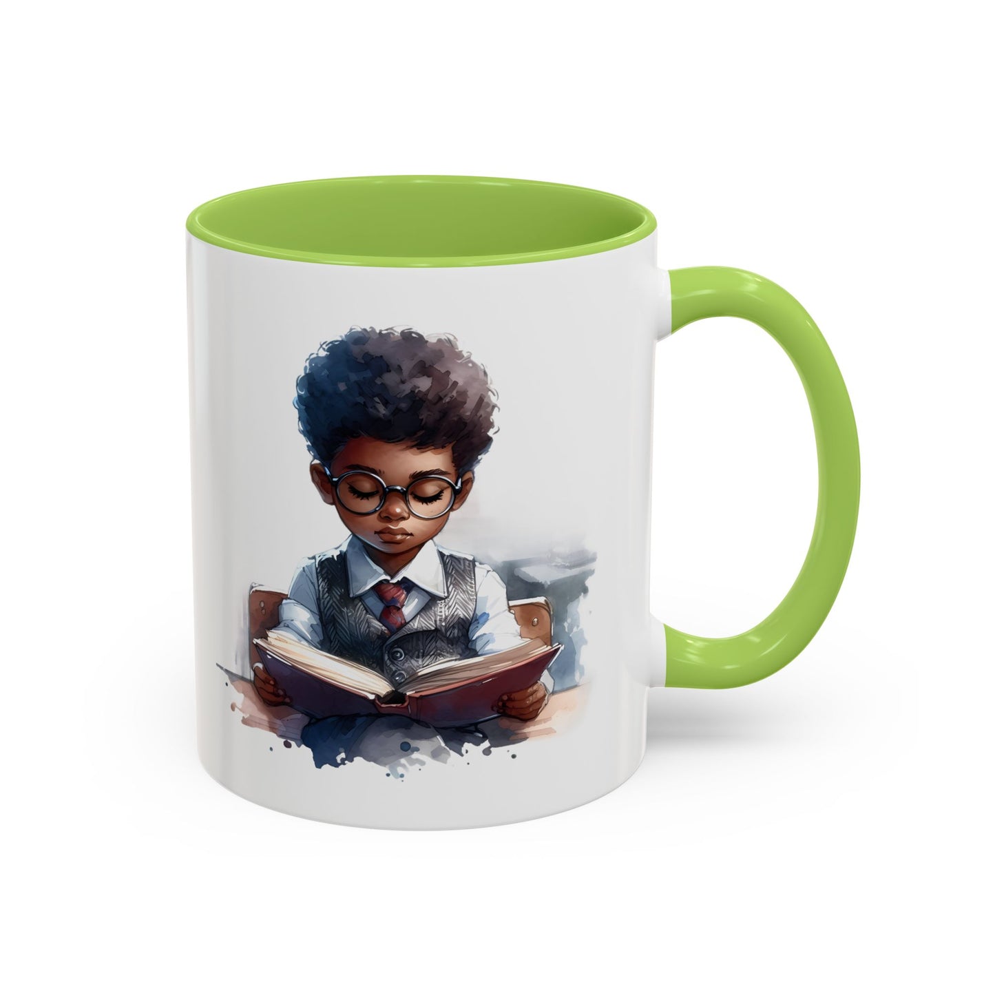 Whimsical Character Coffee Mug, Inspirational Mug, Gift for Readers, Unique Art Mug, Personalized Coffee Cup