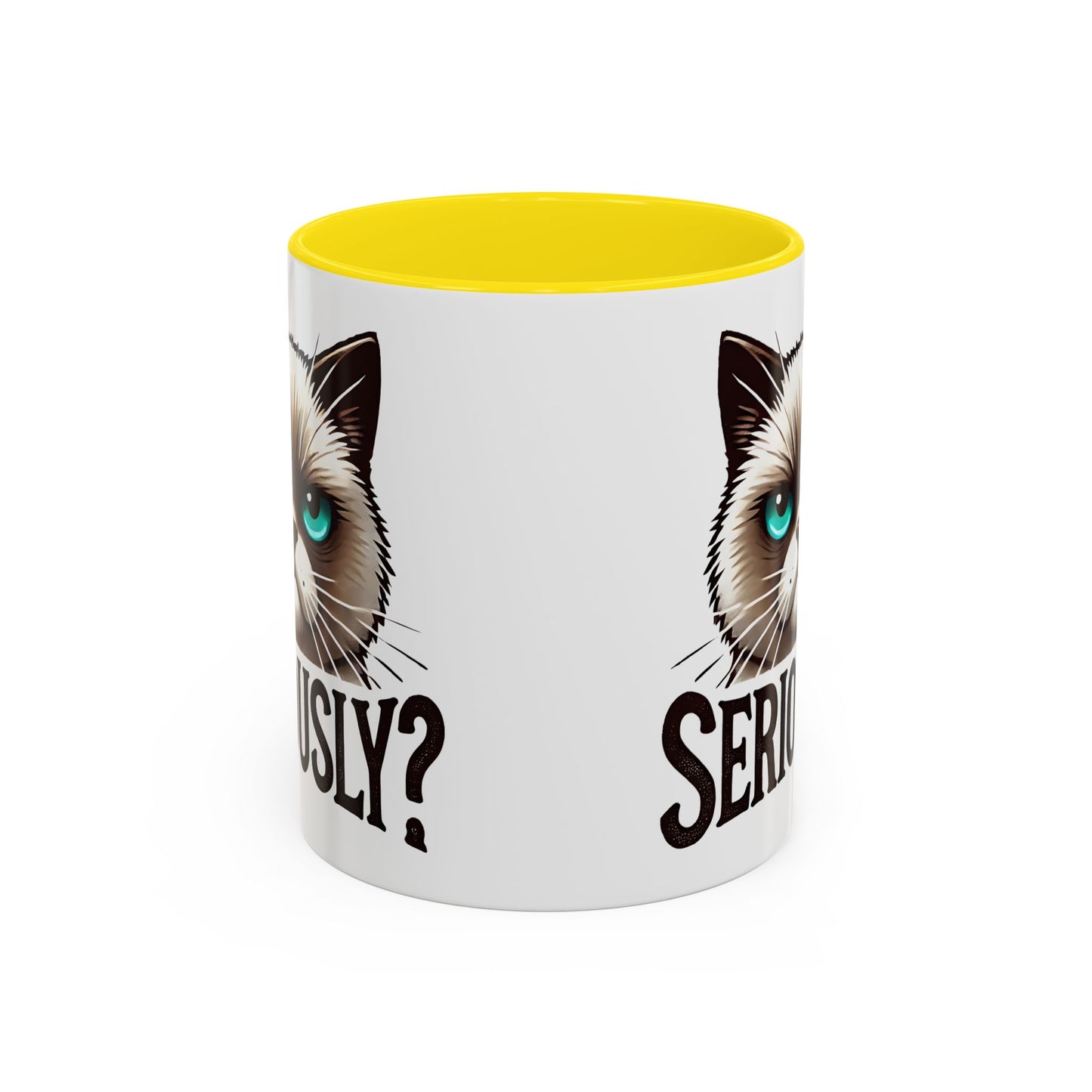 Funny Cat Accent Coffee Mug | Gift for Cat Lovers | Unique Ceramic Mug | Quirky Kitchen Decor | Humor Mug | Cat Person Gift