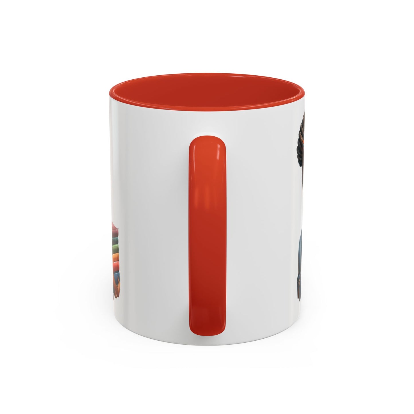 Accent Coffee Mug with Empowering Design, Student Gift, Books Lover Mug, Motivational Cup, School Supplies