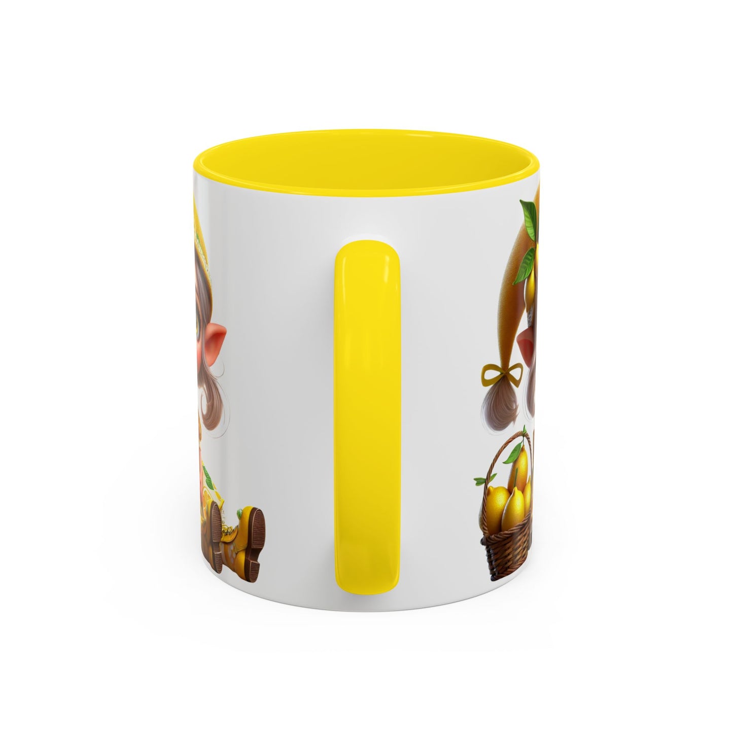 Whimsical Lemon Elf Coffee Mug - Perfect Gift for Spring & Summer