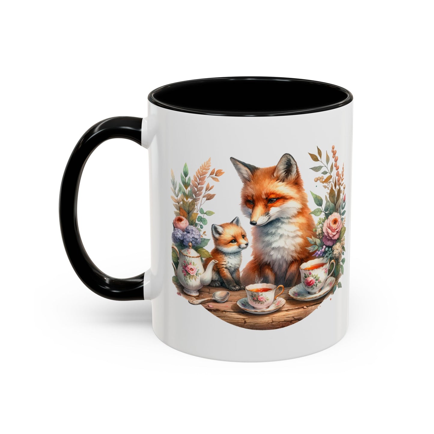 Whimsical Fox Art Coffee Mug - Perfect Gift for Nature Lovers, Home Decor, Animal Enthusiasts, Birthday, Mother's Day