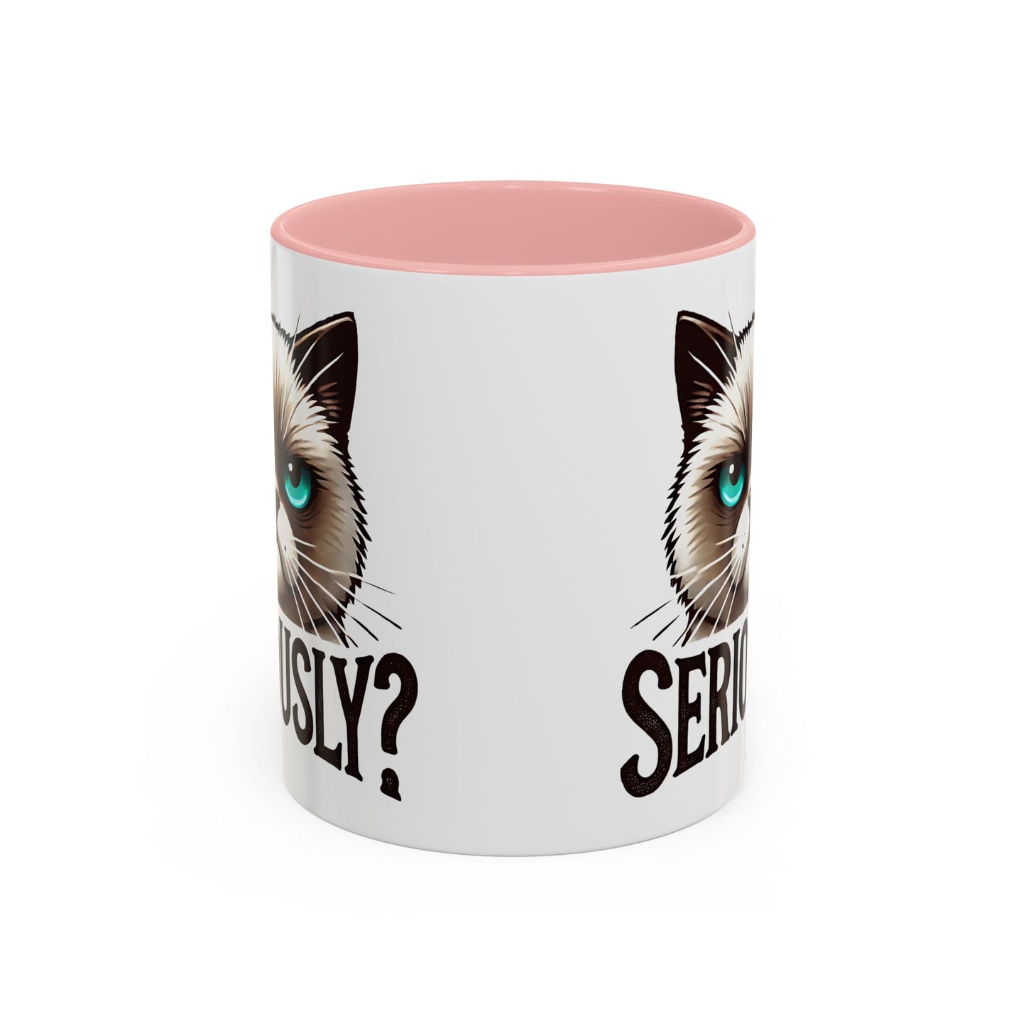 Funny Cat Accent Coffee Mug | Gift for Cat Lovers | Unique Ceramic Mug | Quirky Kitchen Decor | Humor Mug | Cat Person Gift