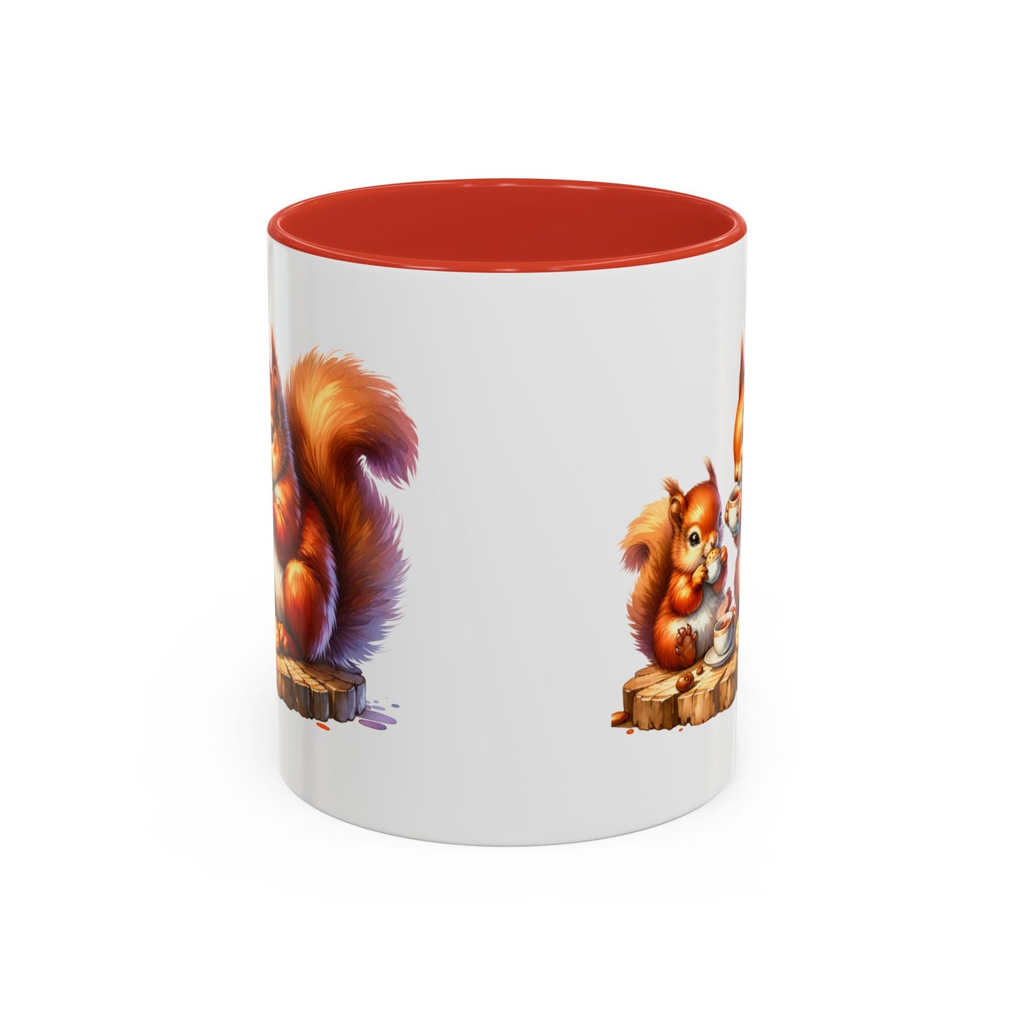 Whimsical Squirrel Coffee Mug - Perfect Gift for Animal Lovers, Cute Kitchen Decor, Hot Beverage Lover's Cup, Cozy Vibe Mugs