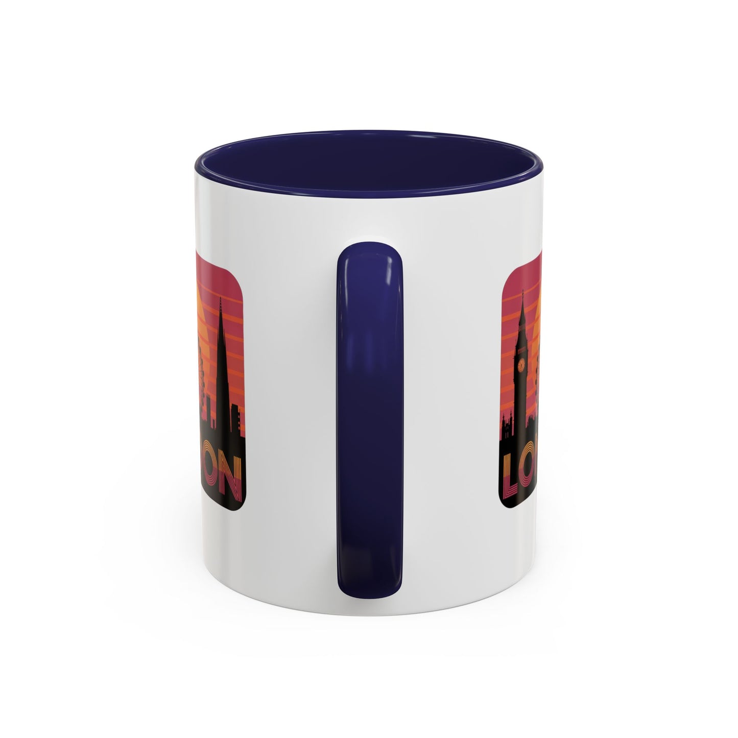 London Skyline Accent Coffee Mug - Perfect Gift for Travelers, London Lovers, Home Decor, Office Use, Road Trip Memories