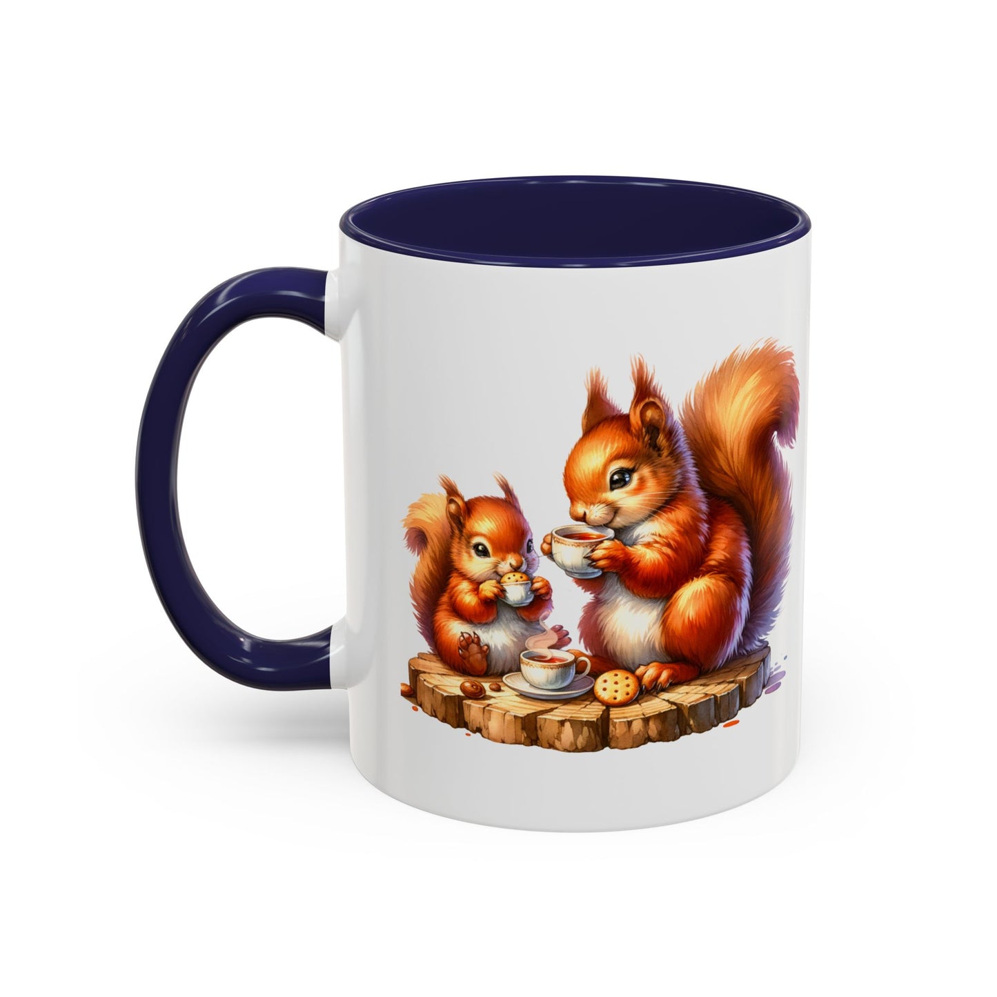 Whimsical Squirrel Coffee Mug - Perfect Gift for Animal Lovers, Cute Kitchen Decor, Hot Beverage Lover's Cup, Cozy Vibe Mugs