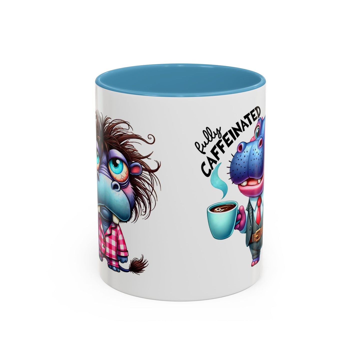 Whimsical Coffee Mug, Fun Animal Characters, Perfect Gift for Coffee Lovers, Quirky Office Decor, Birthday, Christmas