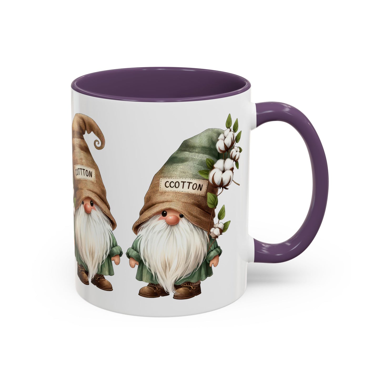 Gnome-Themed Accent Coffee Mug with Floral Design, Perfect for Gifting, Home Decor, Cozy Mornings, Tea Lovers, Housewarming