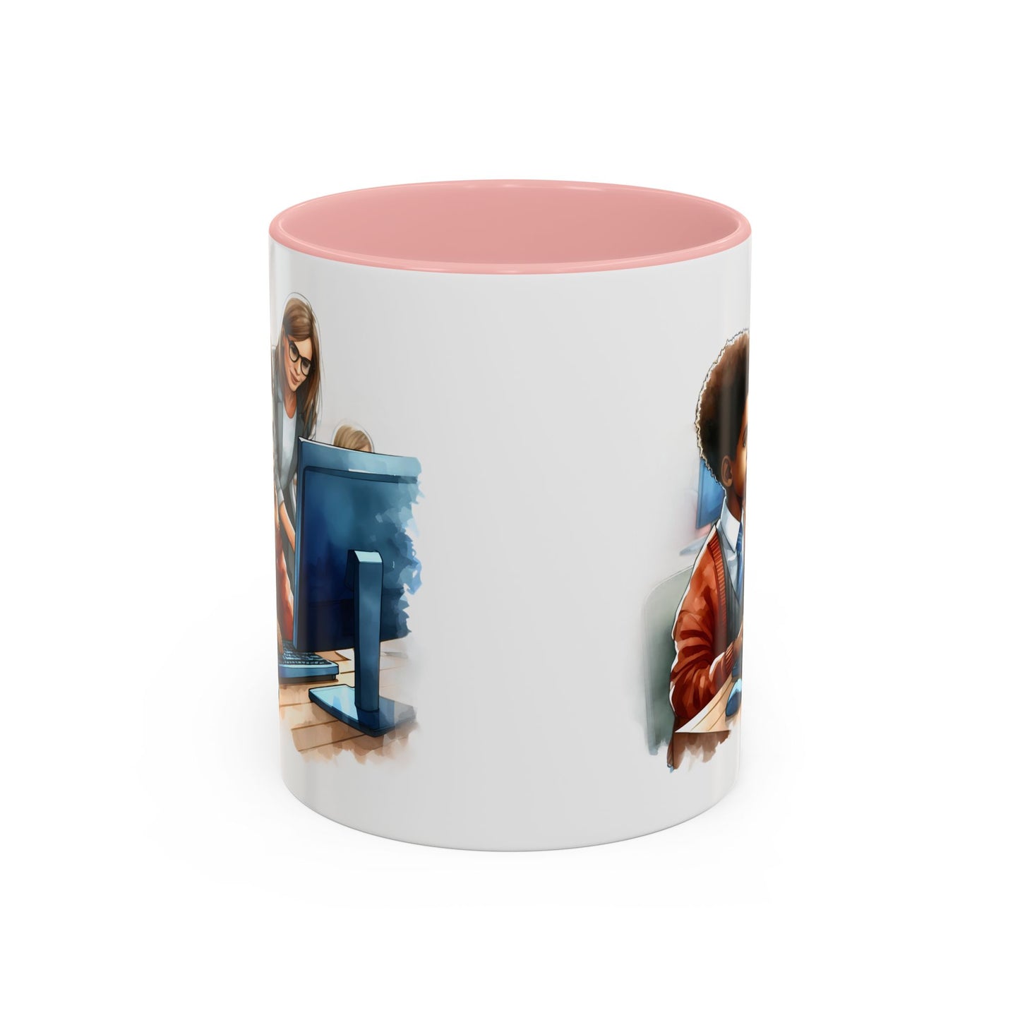 Inclusive Learning Accent Coffee Mug, Motivational Teacher Gift, Educational Office Decor, Student Appreciation, Classroom Supplies