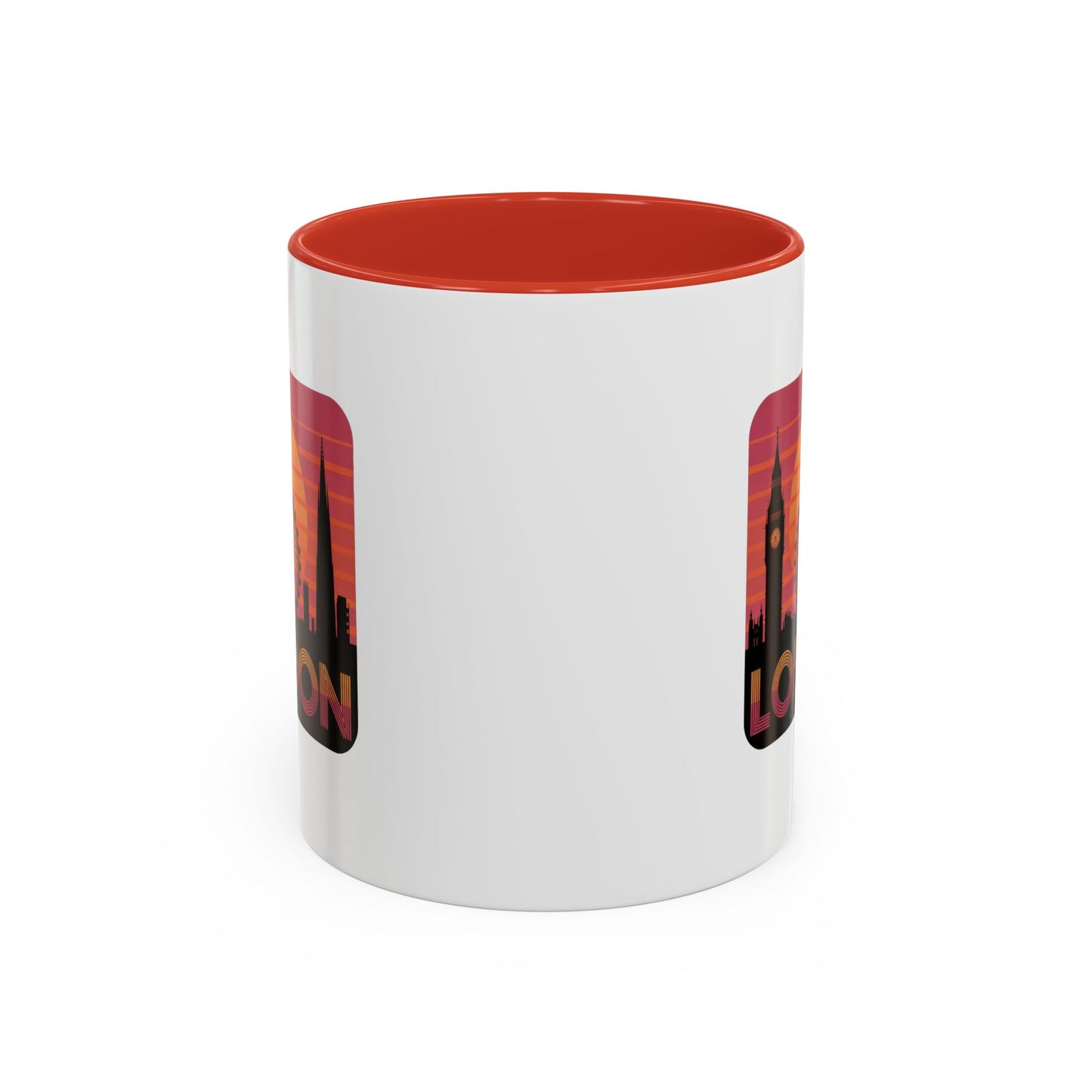 London Skyline Accent Coffee Mug - Perfect Gift for Travelers, London Lovers, Home Decor, Office Use, Road Trip Memories