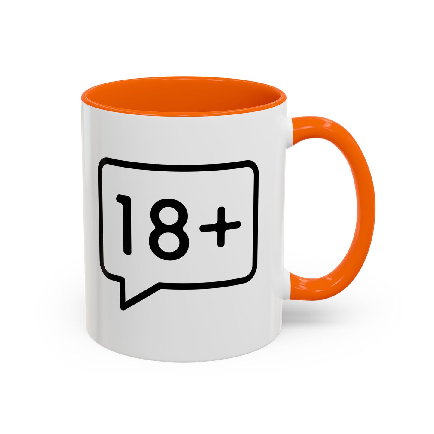 Adult-Only Accent Coffee Mug | Fun 18+ Design, Gift for Coffee Lovers, Unique Housewarming Gift, Perfect for Birthdays, Funny Office Mug