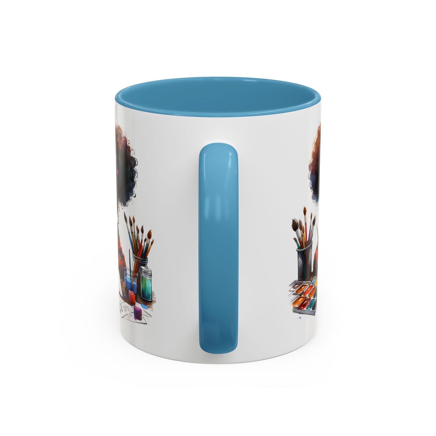 Creative Artist Coffee Mug, Colorful Art Mug, Gift for Artists, Studio Mug, Hot Beverage Cup, Unique Drinkware