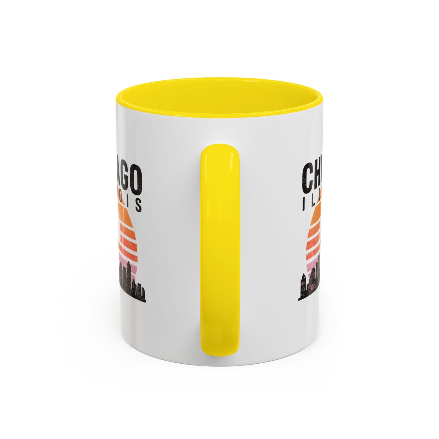 Chicago Skyline Accent Coffee Mug | Perfect Gift for Coffee Lovers, City Souvenir, Home Décor, Travel Memento, Chicago Enthusiasts