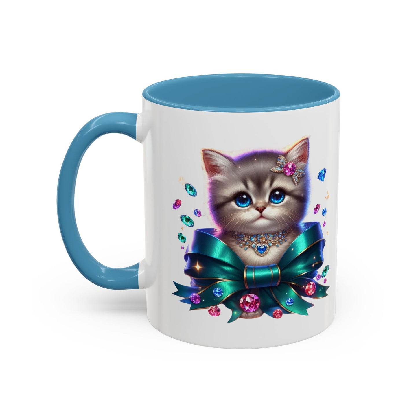 Cute Cat Accent Mug - Perfect Gift for Cat Lovers, Animal Enthusiasts, Birthdays, Housewarmings, Pet Adoption Celebrations